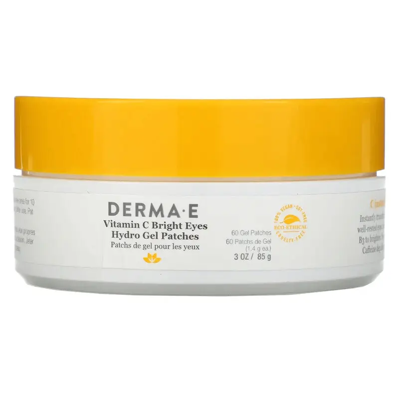 

Гидрогелевые патчи Derma E Bright Eyes с витамином С, 60 патчей