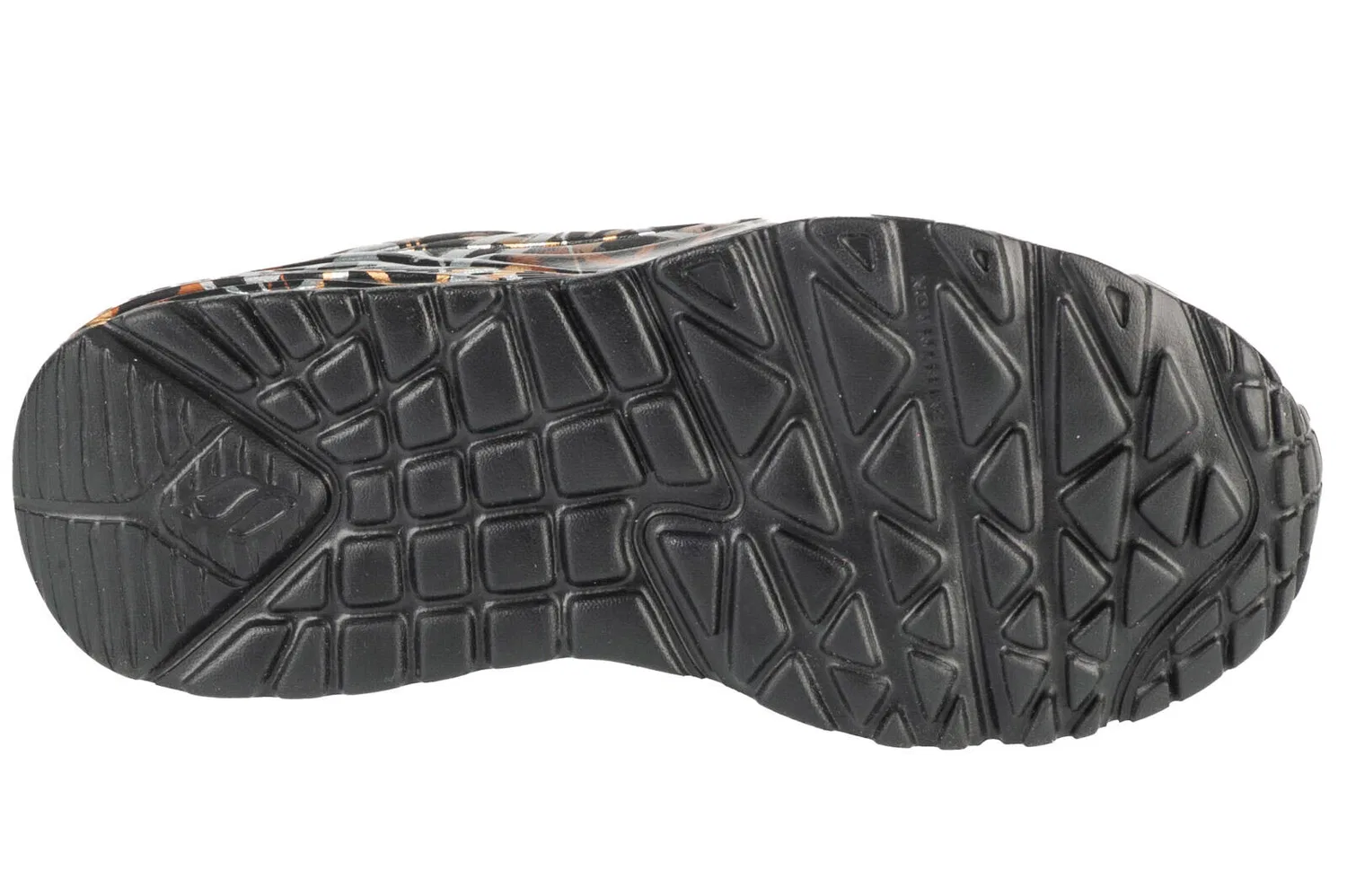 Детские кроссовки для девочек с принтом Skechers Street UNO LITE METALLIC LOVE Skechers, Schwarz — фото 4