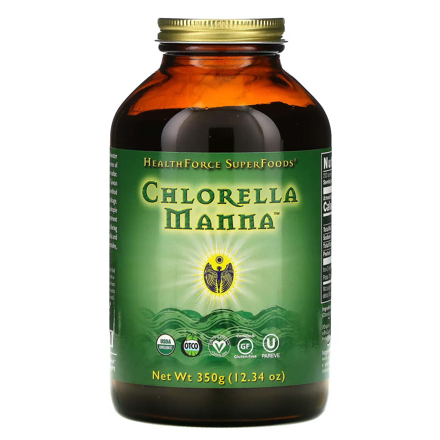 

HealthForce Superfoods, Хлорелла и манна, 350 г (12,34 унции)