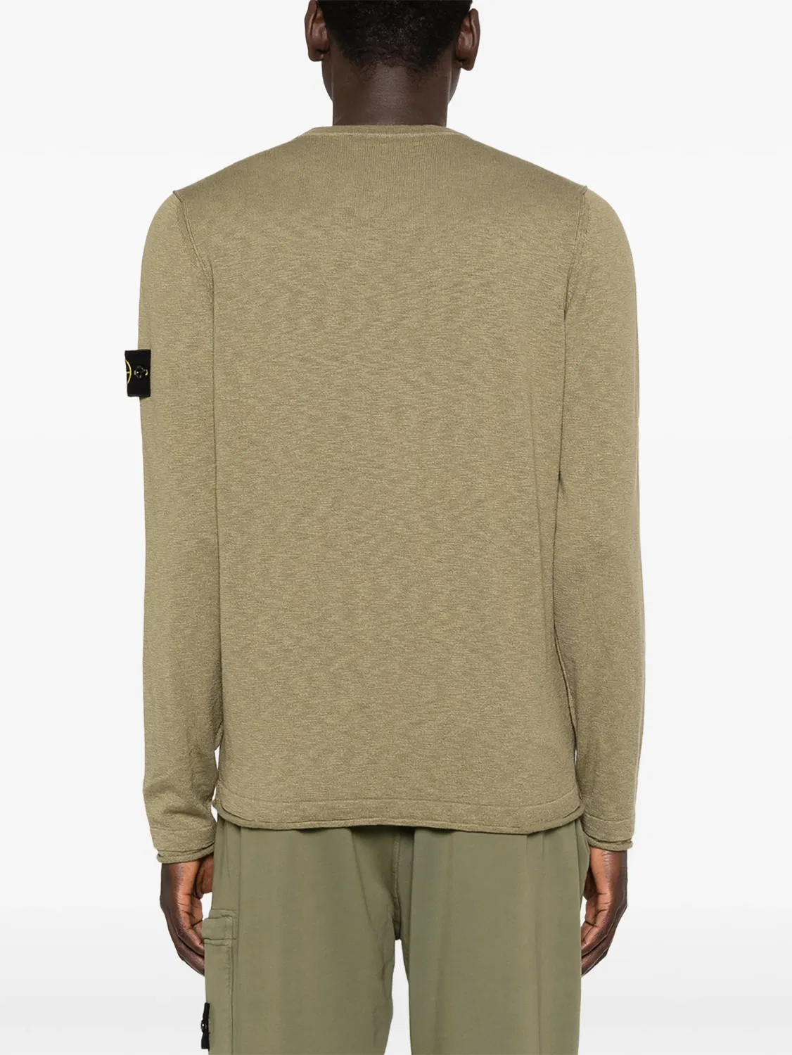 Свитер с длинным рукавом Stone Island, зеленый — фото 2