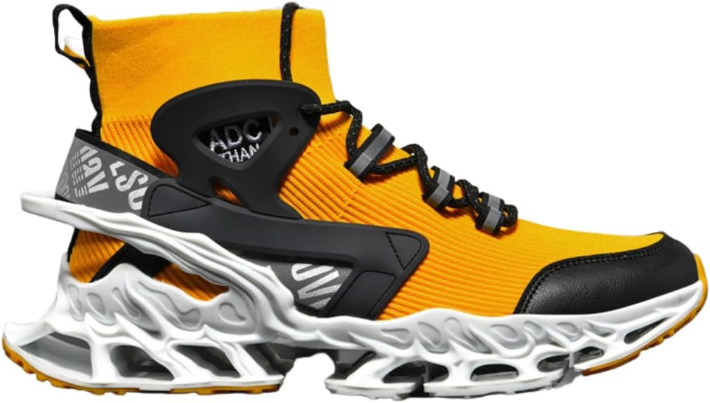 

Мужские кроссовки для бега и повседневной носки, сетчатые, с нескользящей подошвой, для тенниса, прогулок и трейлов, унисекс Lexamen, желтый