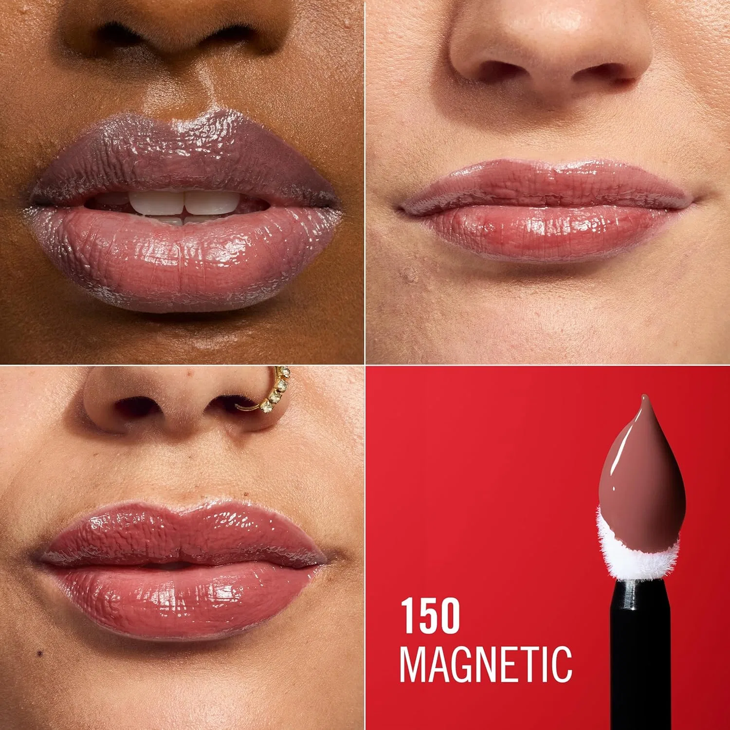 Блеск для губ Rimmel London Thrill Seeker Lip Latex Gloss, 6 мл, оттенок #150 Magnetic Rimmel — фото 2