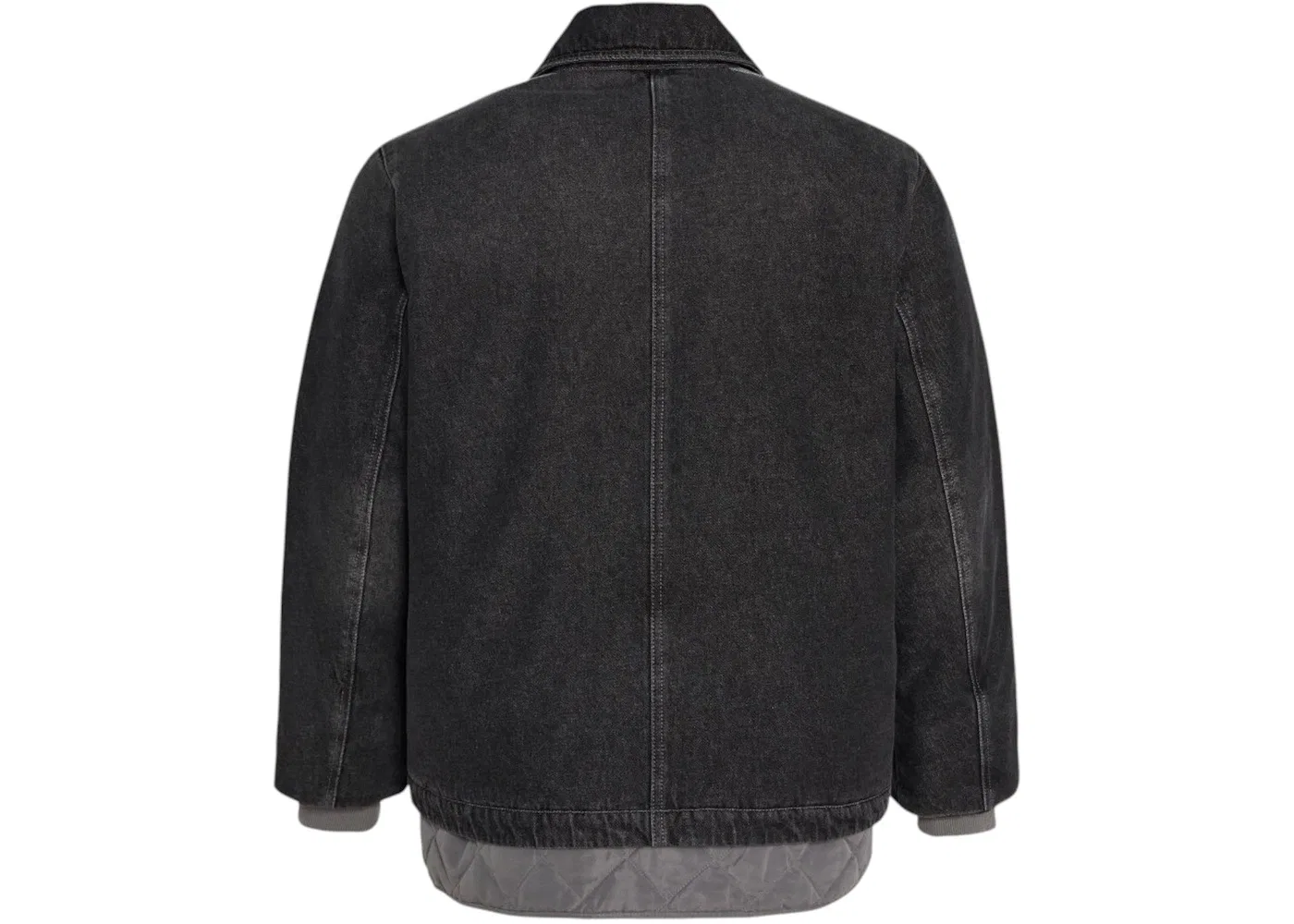 Мужская стеганая куртка с джинсовым оттенком Jacket (Asia Sizing) Adidas, Medium Black Denim — фото 2
