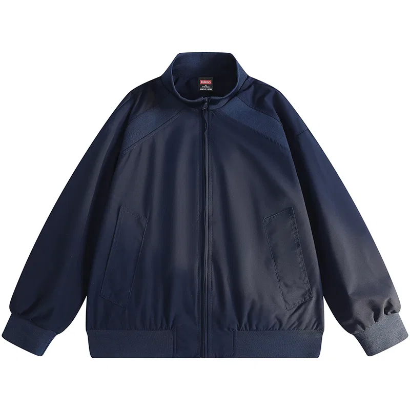 Детская куртка-ветровка с воротником-стойкой BALENO, Navy Blue