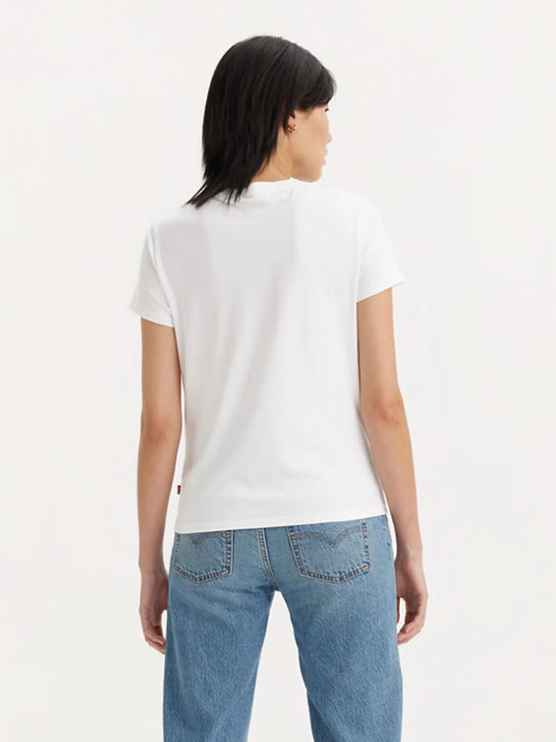 Футболка The-Perfect T-Shirt Levi's, белый/красный — фото 2