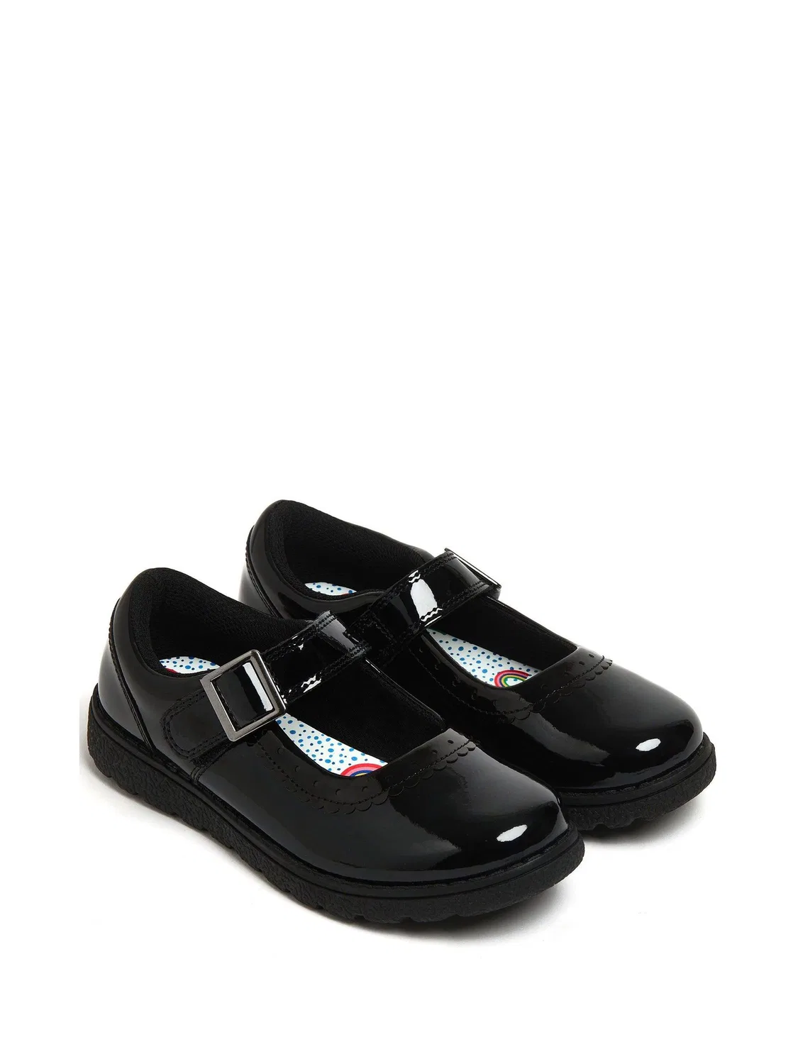 Туфли Harry Bear Black Patent Rainbow, черный — фото 3