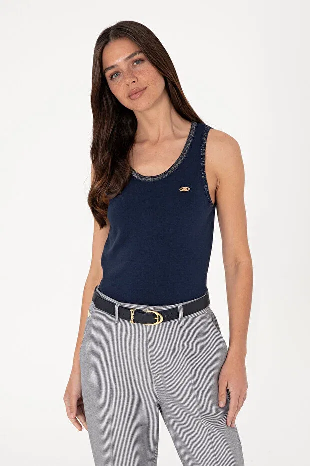 Женская футболка без рукавов U.S. Polo Assn., Navy Blue