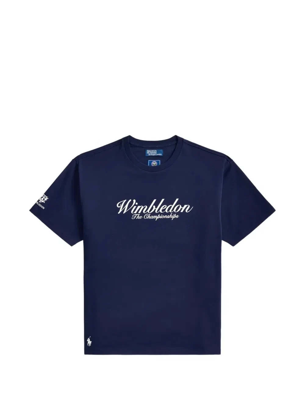 Футболка из коллаборации с Wimbledon Polo Ralph Lauren, синий