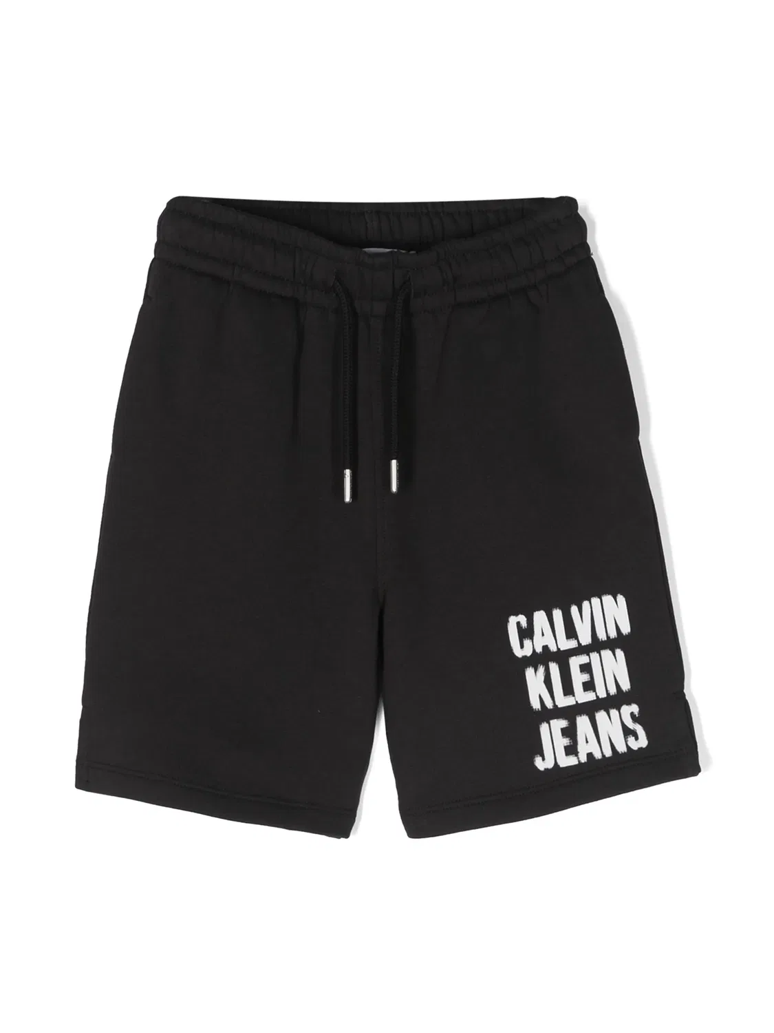 Calvin Klein Шорты с логотипом из хлопка черного цвета