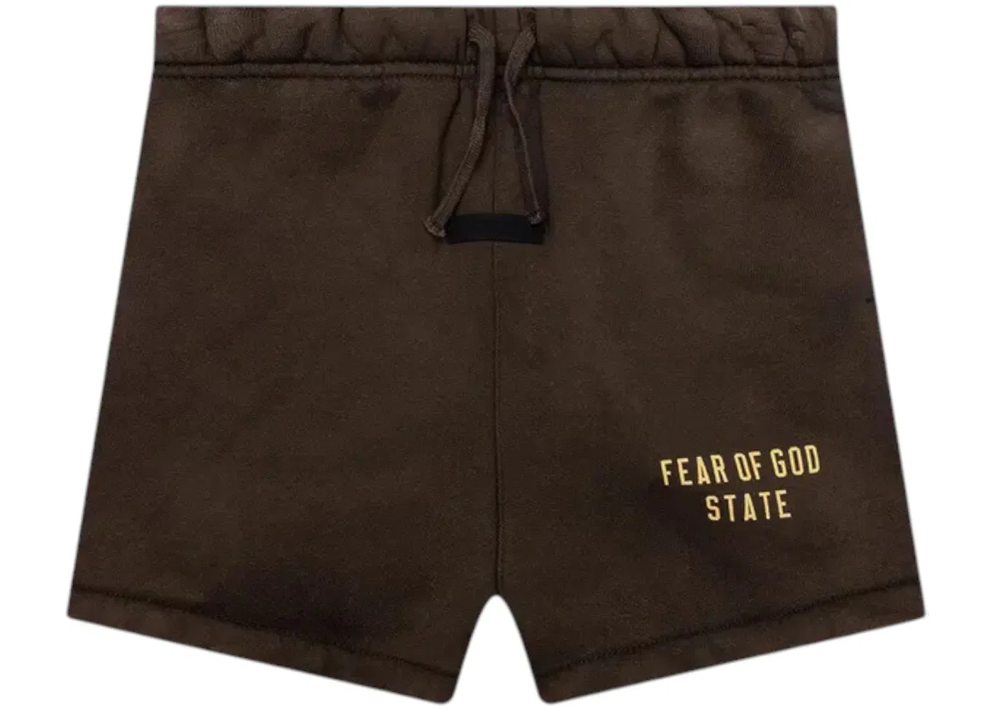 Детские шорты из плотного флиса с принтом Short Fear of God, Brown