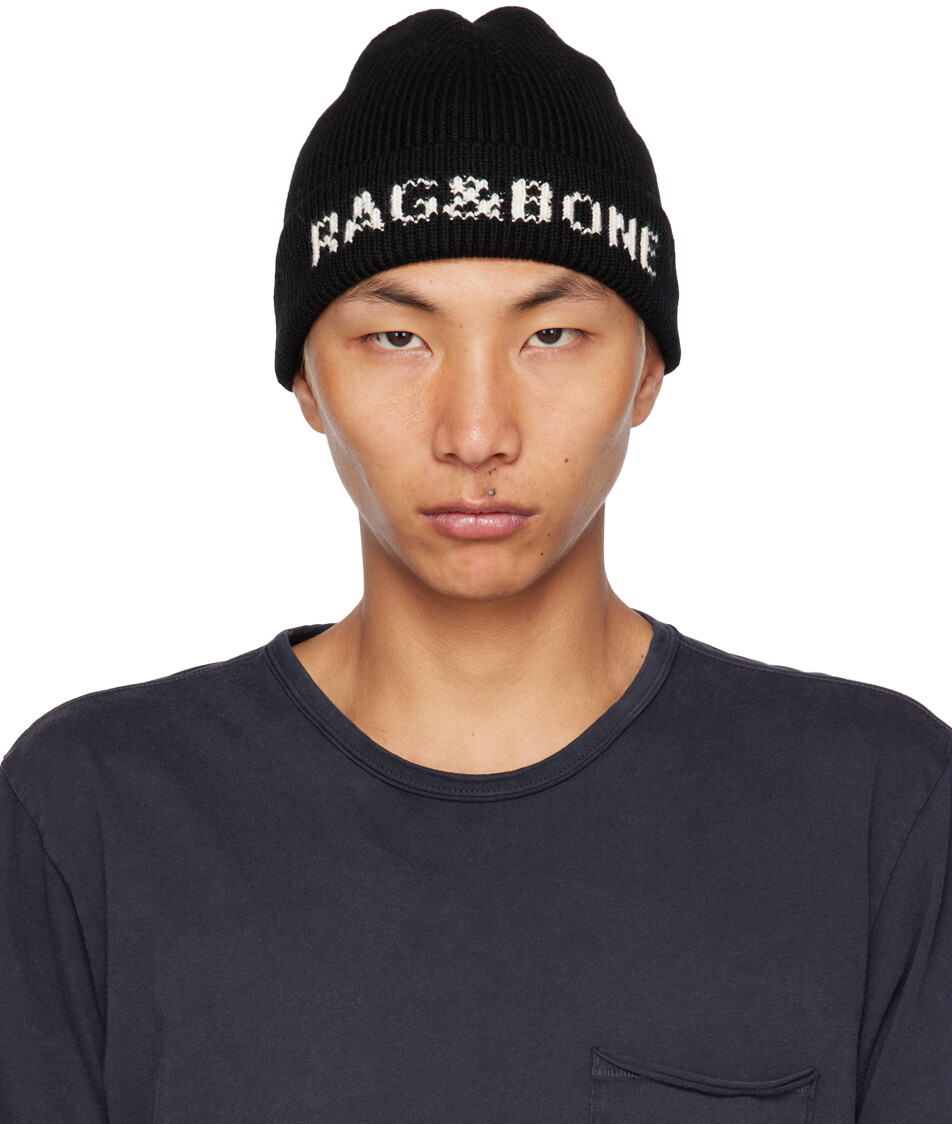 

Черная шапка Марго rag & bone