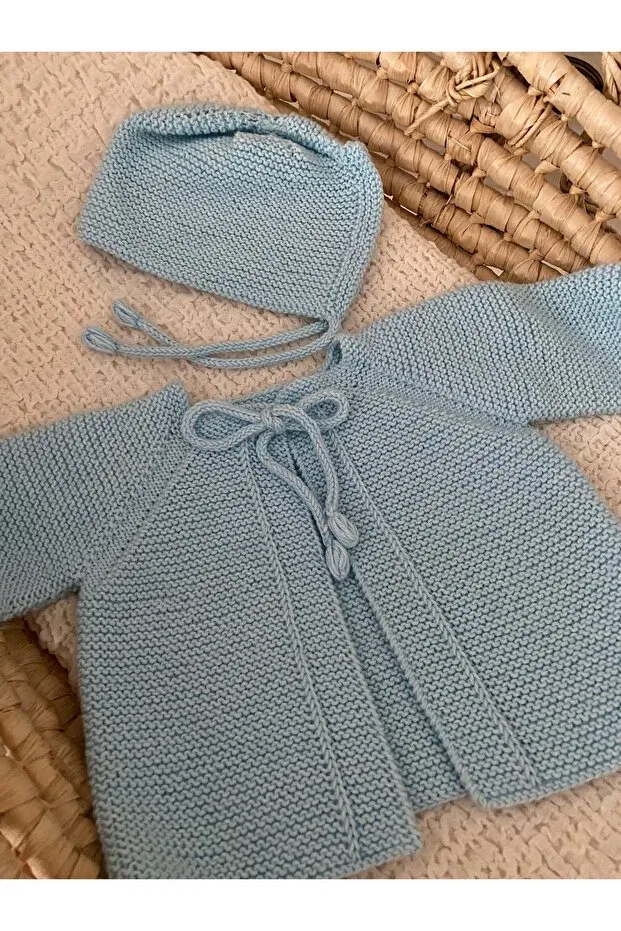 Детский кардиган с завязками спереди Florijee, Blue