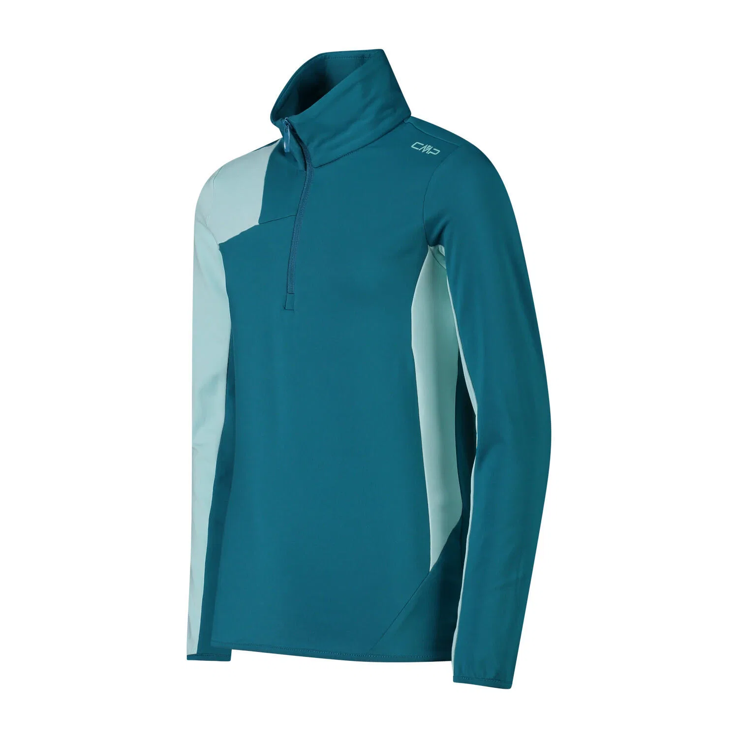 Детский свитшот для девочек Softech Half-Zip Cmp, Цвет Konigsblau — фото 3