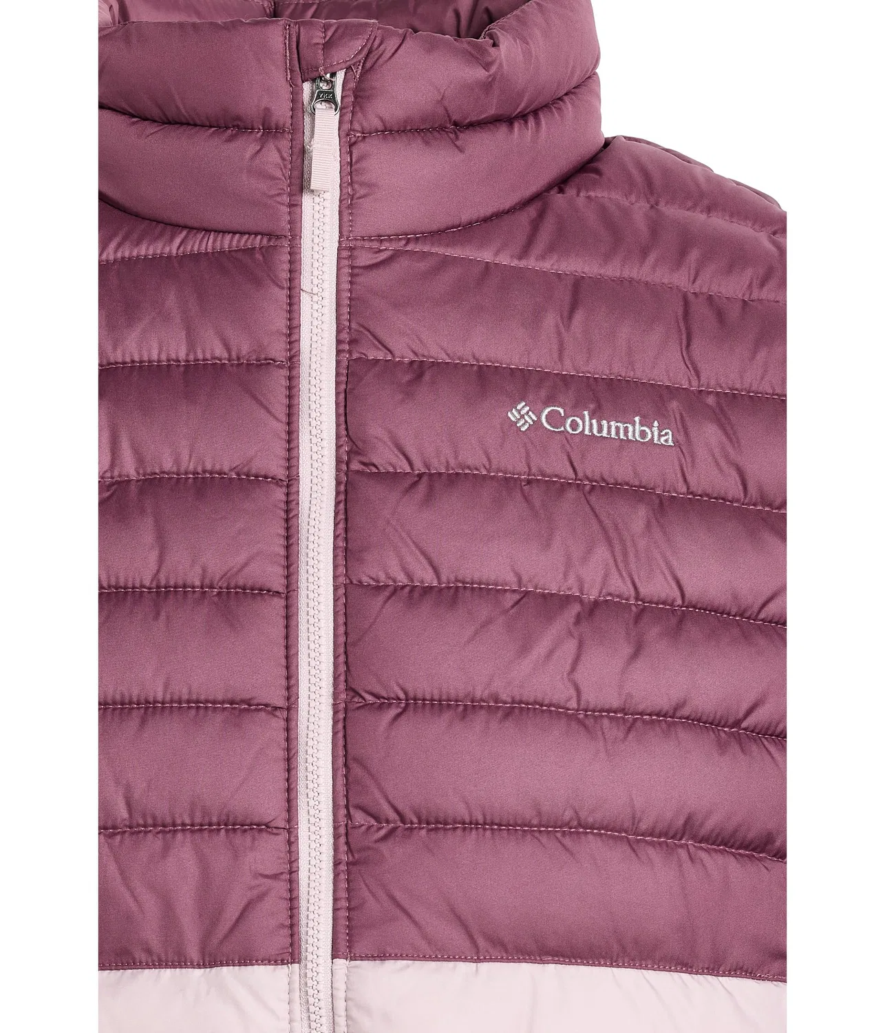 Пуховый жилет Powder Lite Vest (для маленьких и больших детей) Columbia Kids, Mineral Pink/Antique Mauve — фото 3