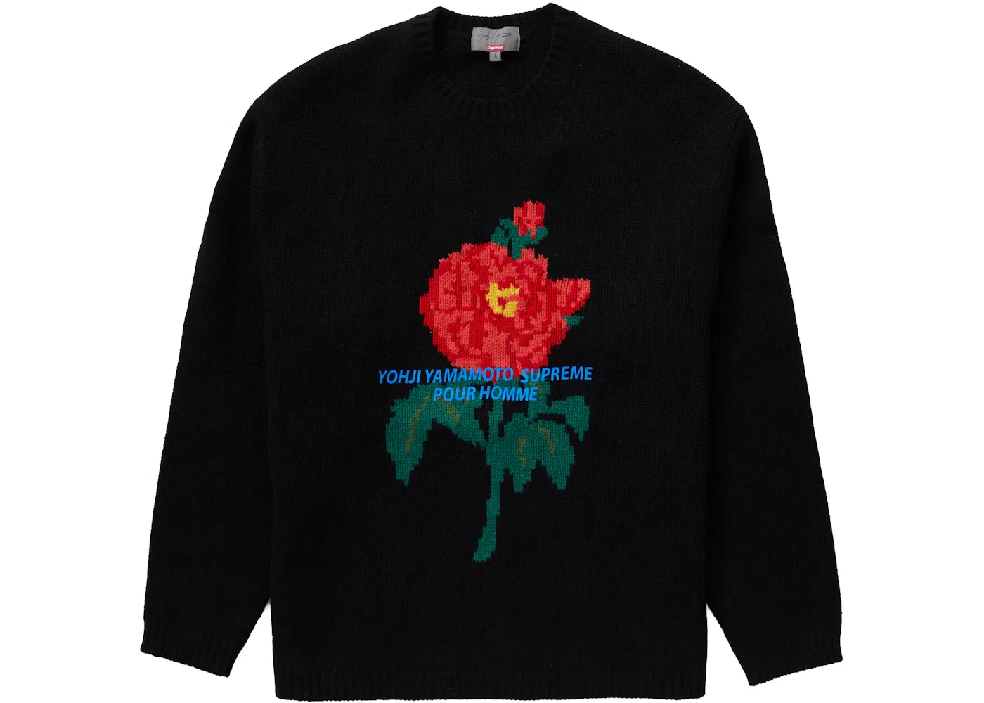 Мужской свитер модели Yohji Yamamoto Sweater Supreme, Black