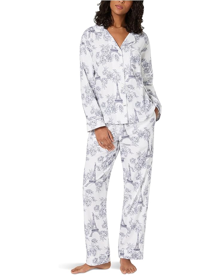 

Женский комплект пижамы Bedhead PJs Long Sleeve Classic Cotton Flannel, La Belle Eiffel