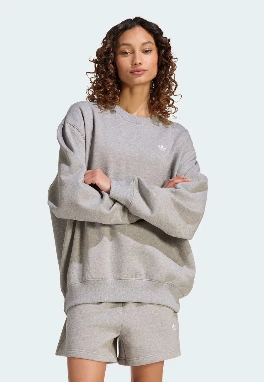 Толстовка ADIDAS ORIGINALS 'Essentials' в серо-пятнистом цвете — фото 2