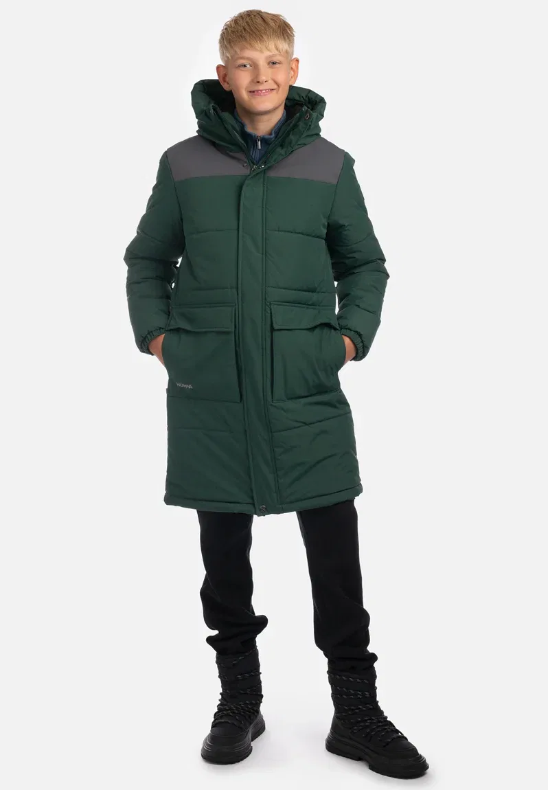 Карлис - зимнее пальто Huppa, Green