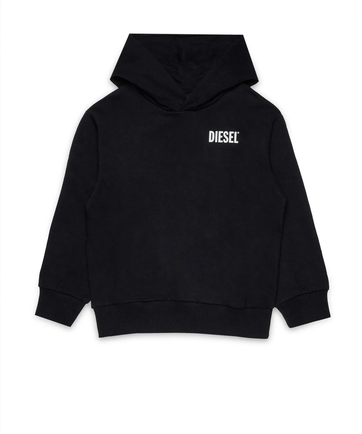 Детское худи с длинным рукавомс брендовым логотипом DIESEL KIDS, Blue — фото 2