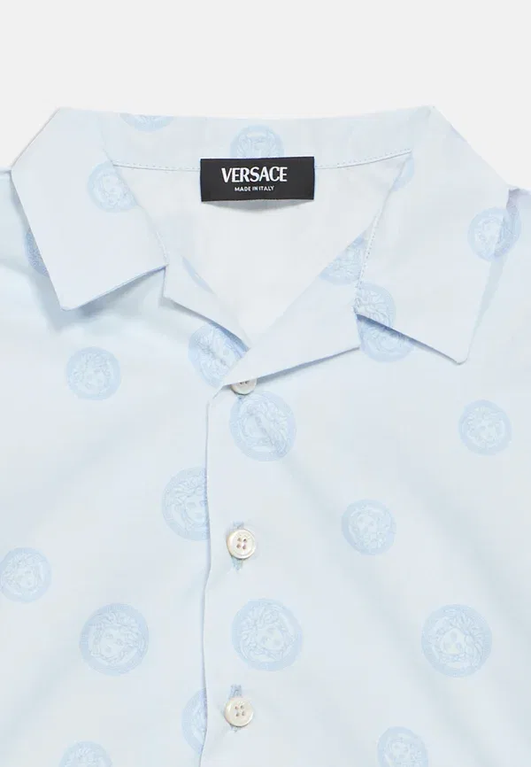 Детский комплект унисекс с Медузой - шорты Versace, синий — фото 4