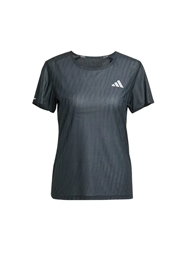 Женская футболка с полосками Adi365 running climacool+ t-shirt Adidas, Black / Grey Six — фото 3