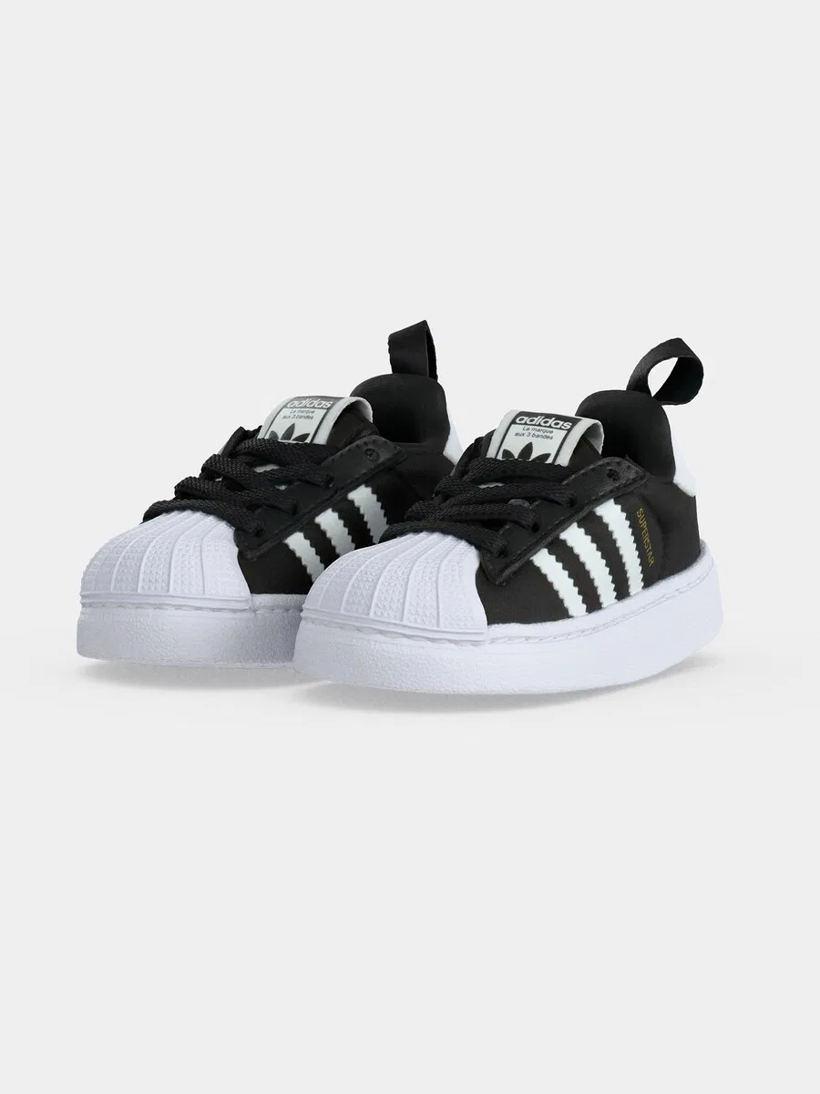 Кроссовки ADIDAS ORIGINALS 'SUPERSTAR QUICKON I' черного цвета — фото 2
