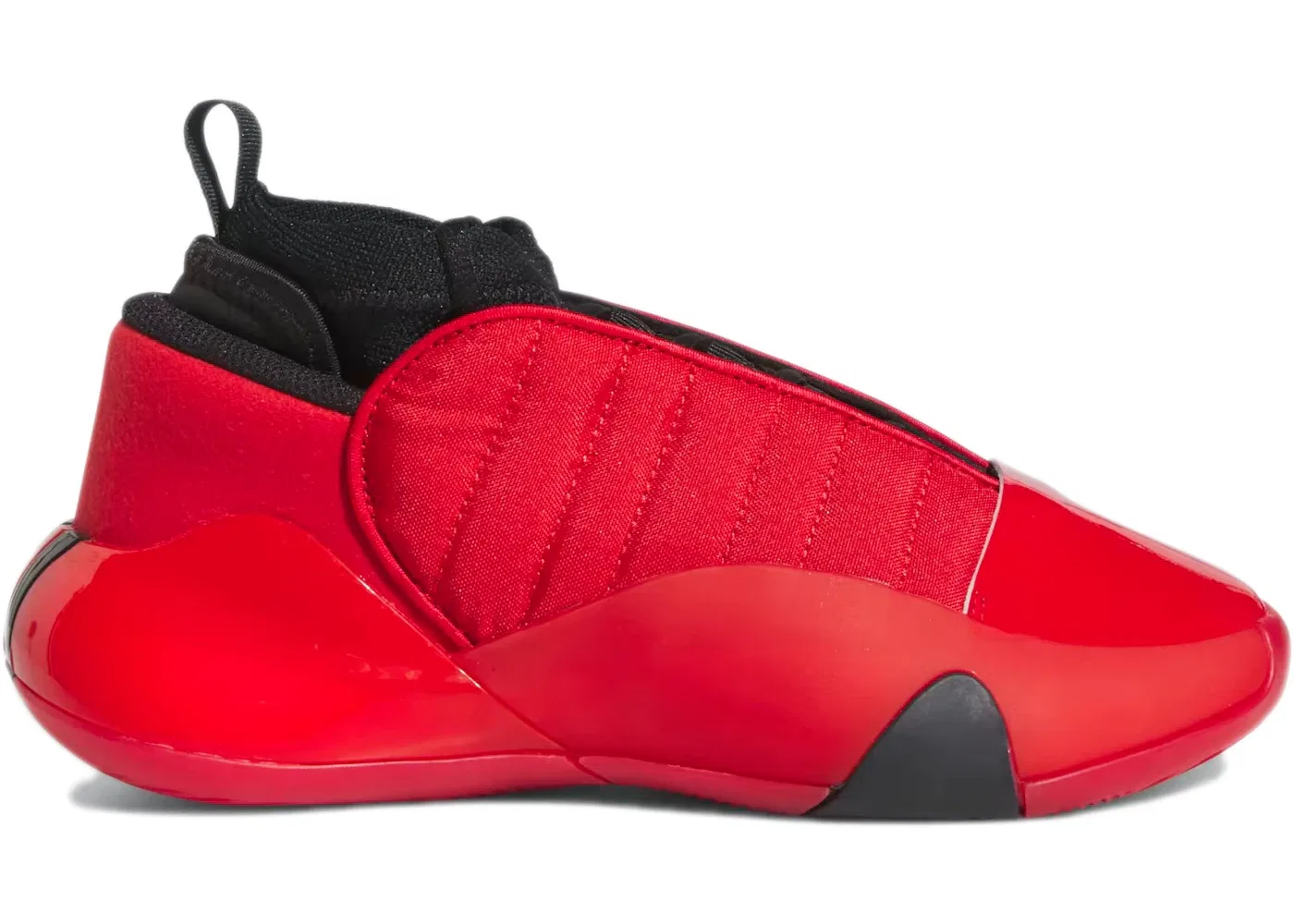 Детские кроссовки для мальчиков с высоким берцем Harden Vol. 7 Adidas, Better Scarlet Core Black Better Scarlet
