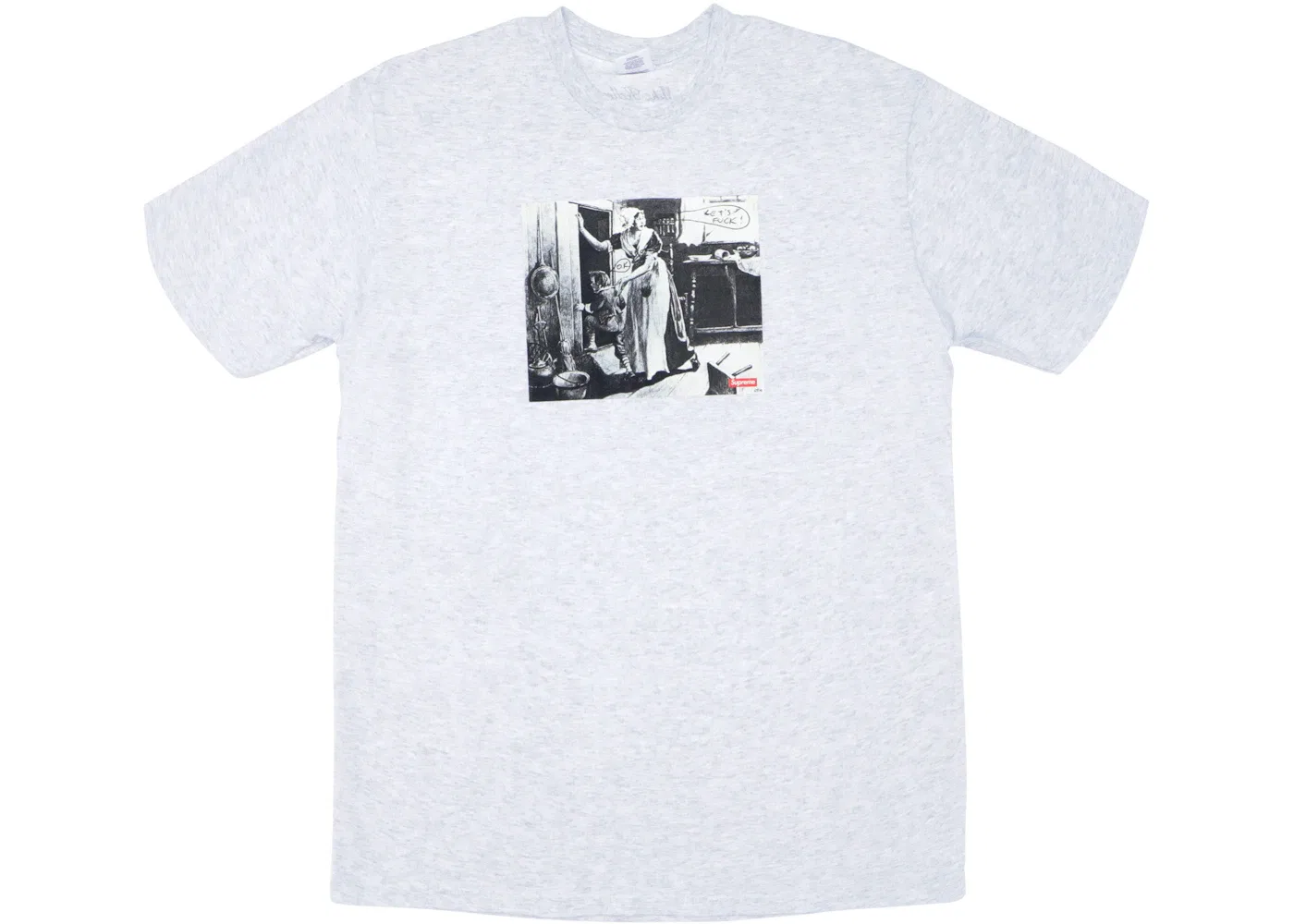 Мужская футболка Supreme Mike Kelley Hiding From Indians Tee, Ash Grey