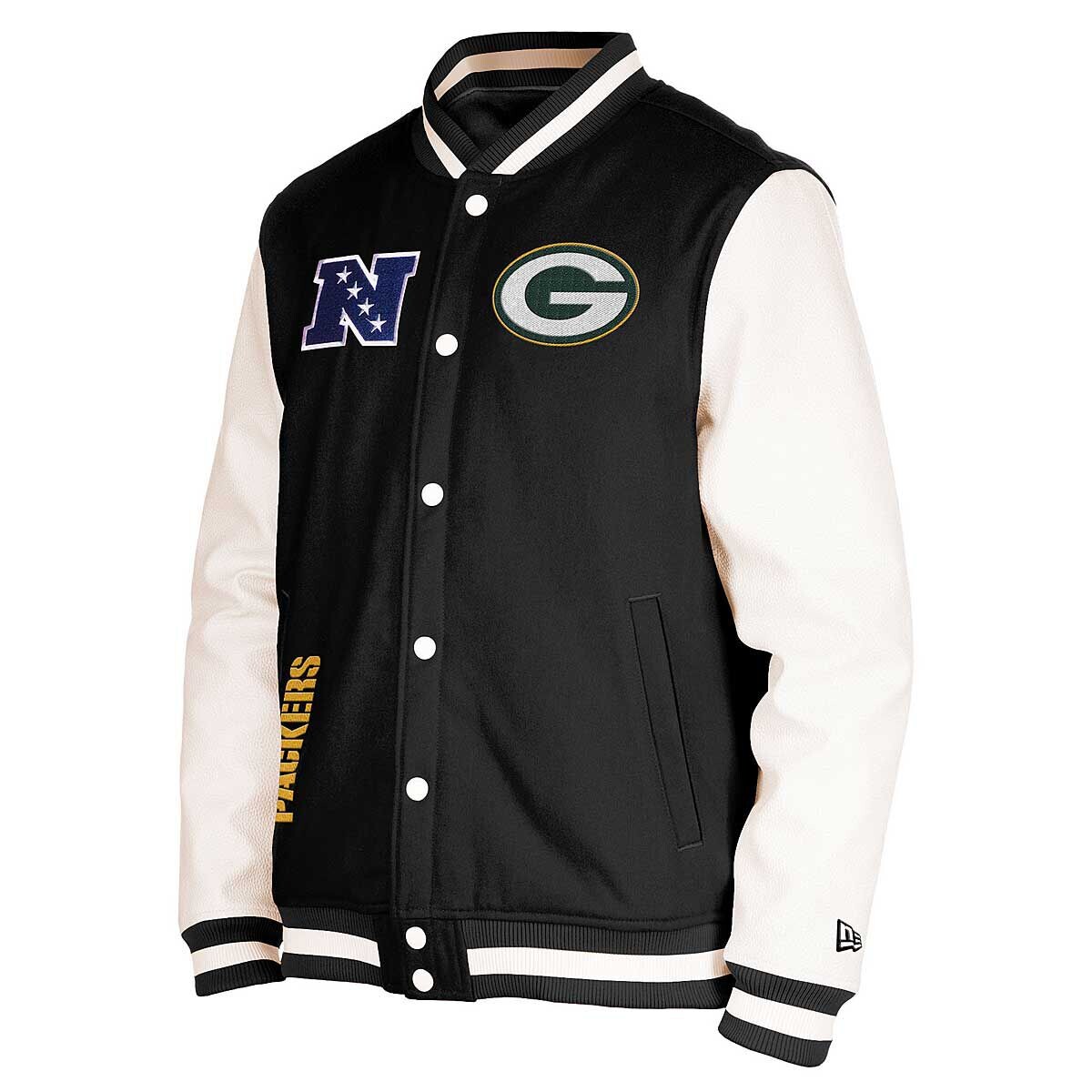 

Куртка NFL GREEN BAY PACKERS SIDELINE VARSITY JACKET New Era, цвет Schwarz