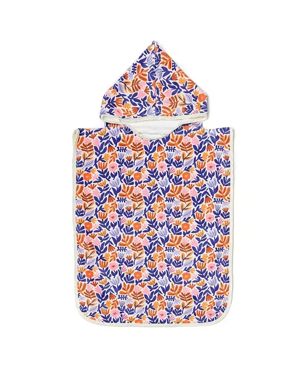 Детское пончо для купания Willow Beach Izimini, Blue/Orange Pattern