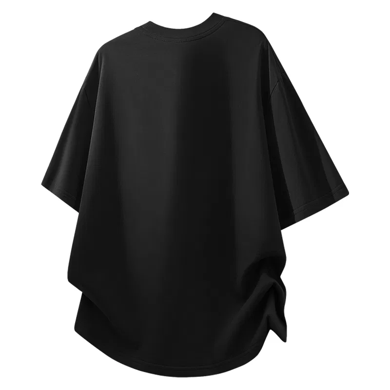 Детская футболка с принтом Bamboo Shadow Breeze Chest Logo MINISO, Dark Gray — фото 4