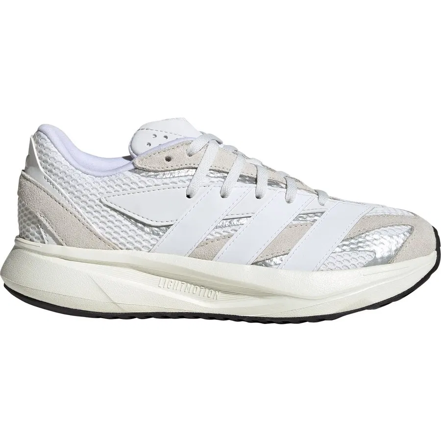 Детские кроссовки с кожаными вставками Lightblaze adidas, Белый