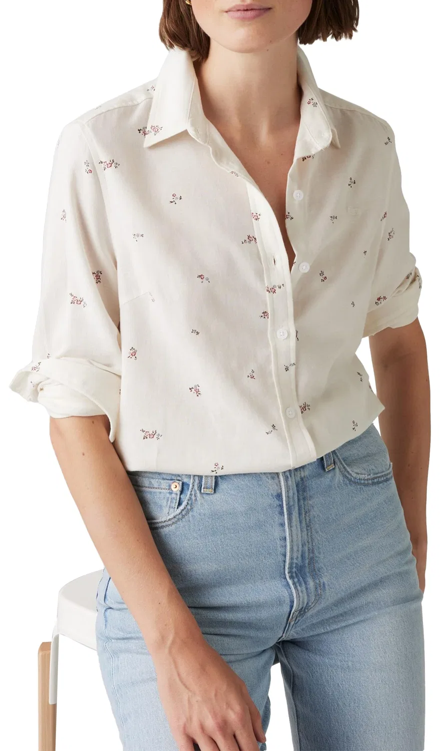 Женская рубашка классического кроя Levi's, Lou Ditsy Floral_v5 — фото 3