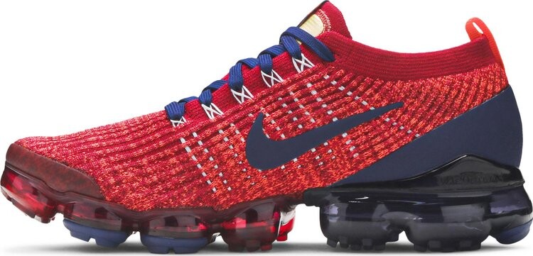 Кроссовки Nike Air VaporMax Flyknit 3 'Noble Red', красный — фото 4