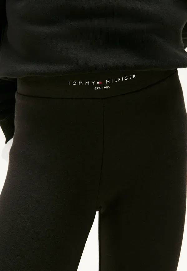 Комплект из хлопка и полиэстера Corp set - leggings Tommy Hilfiger, черный — фото 4