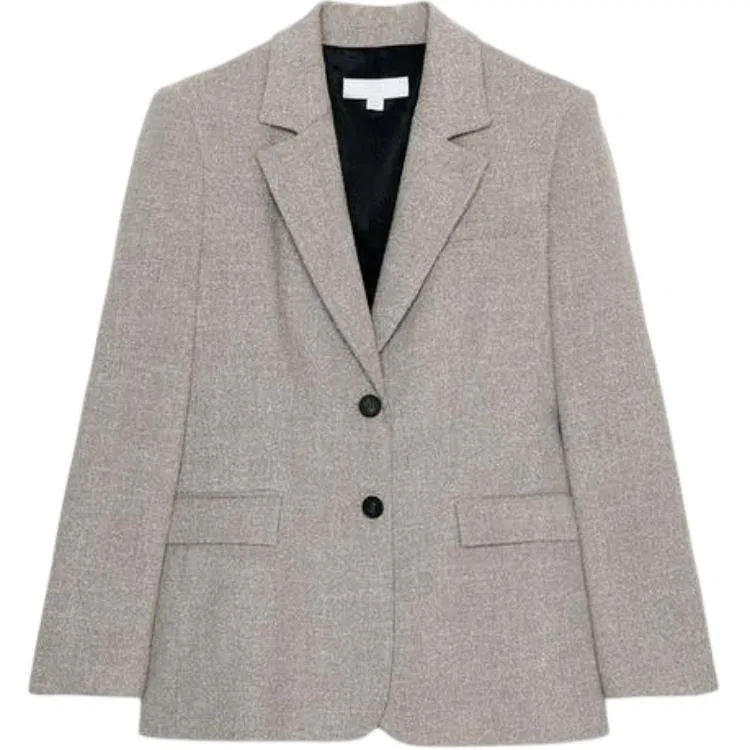 Женский деловой костюм с лацканами Light Sand ZARA, Light Sand