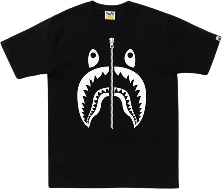 

Футболка BAPE Bicolor Shark Tee 'Black', черный