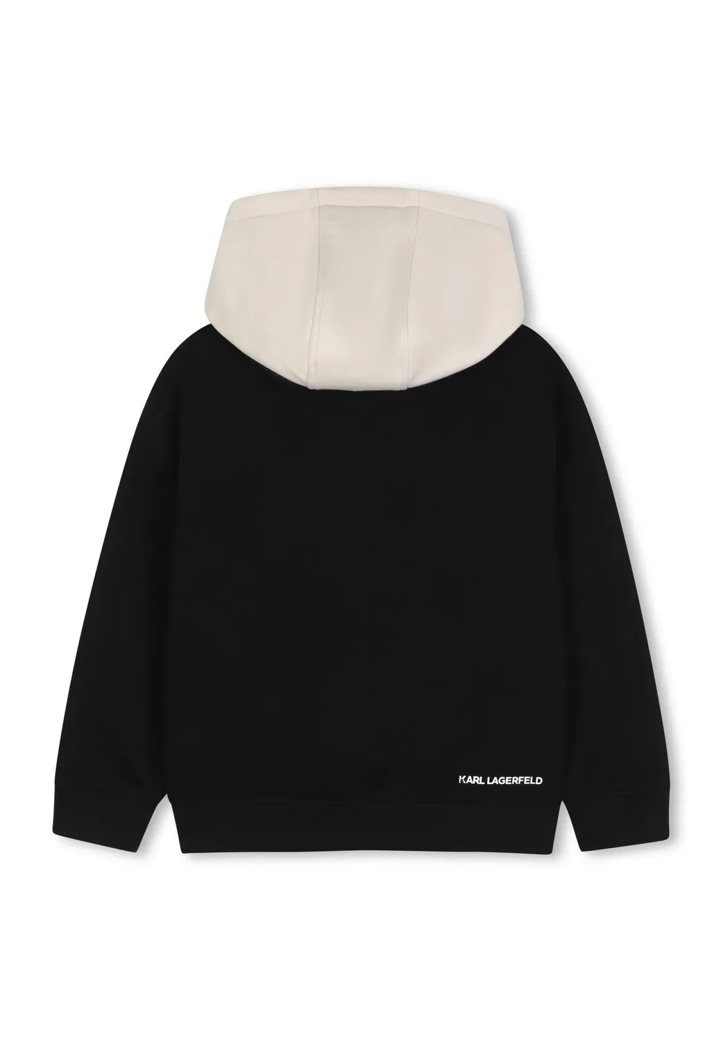 Толстовка Sweat a capuche унисекс - худи Karl Lagerfeld Kids, Black — фото 2