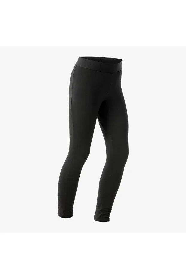 Детский термо-леггинсы для мальчиков хлопковые Decathlon, Black — фото 4