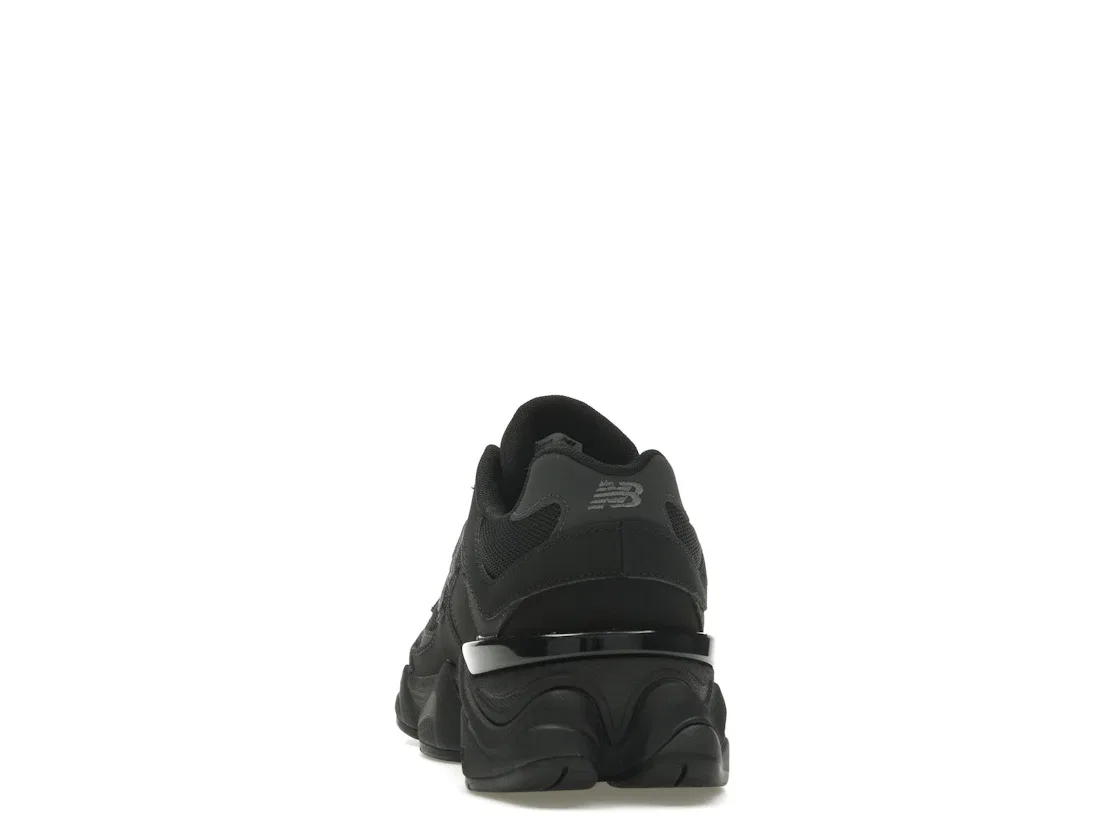 Детские кроссовки с черным верхом New Balance 9060, Black/Black Cement — фото 4