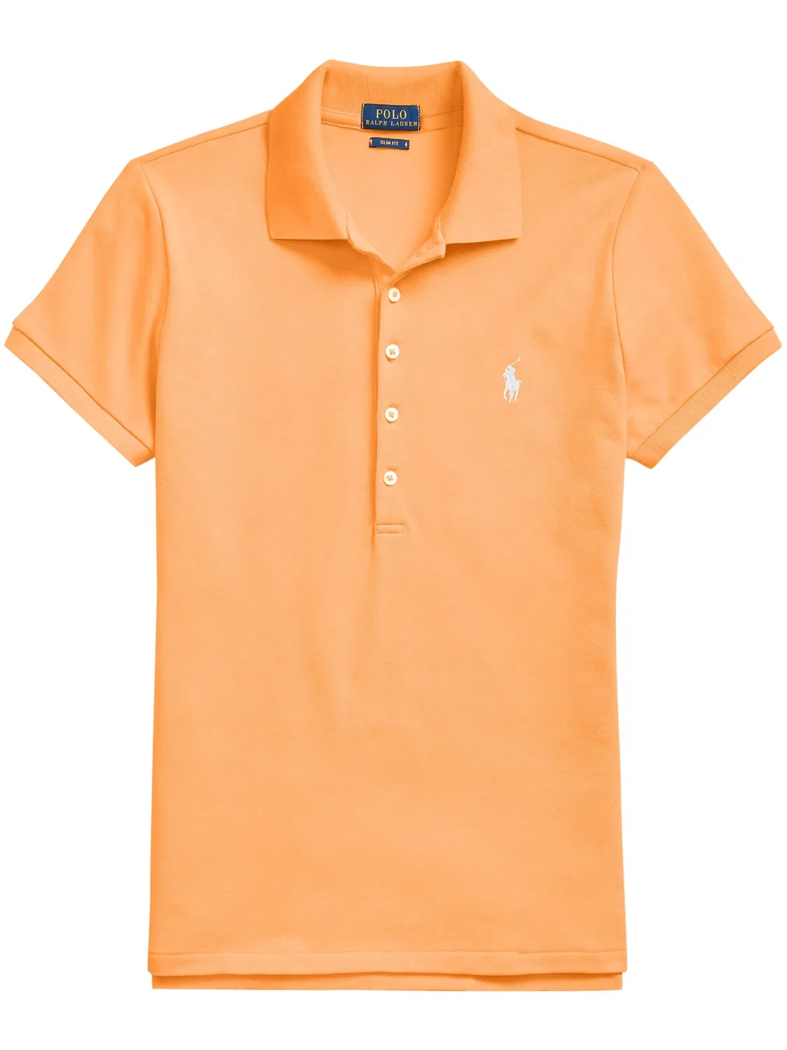 Поло с Slim-кроем Polo Ralph Lauren, оранжевый