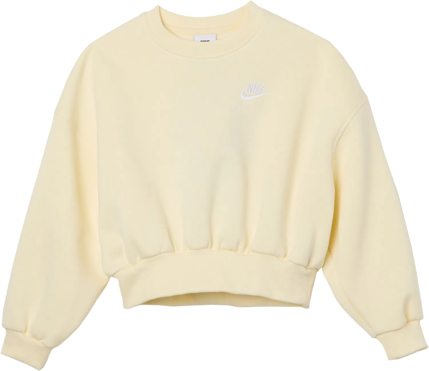 Детский свитшот стандартного кроя Nike, кремовый