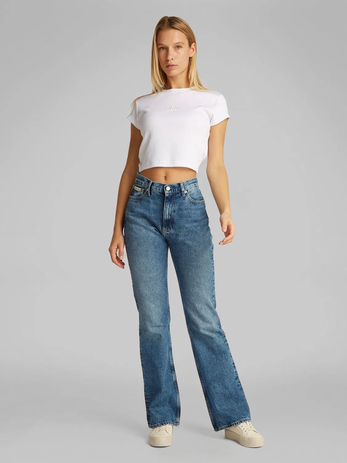 Футболка, Monogram Calvin Klein, белый — фото 2