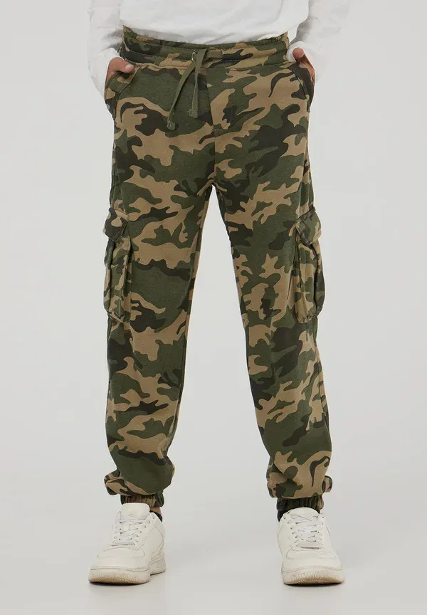 Брюки карго, камуфляж, Cargo trousers, Terranova, зеленый военный — фото 2