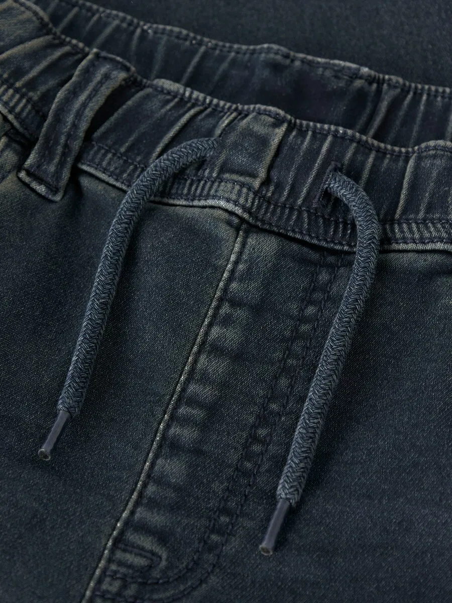 Джинсы NAME IT Slim fit 'NKMROBIN' темно-синего цвета — фото 4