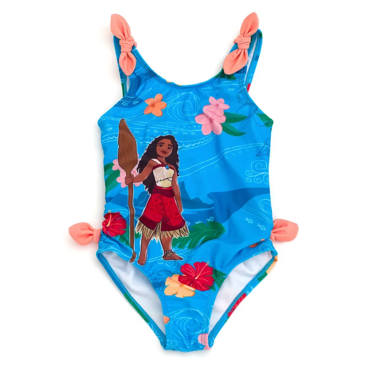 Детский купальник для девочек с принтом Disney Moana Disney, Blue
