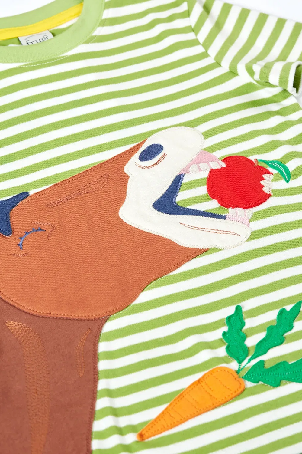 Детская футболка с аппликацией Sid Frugi, Green — фото 3