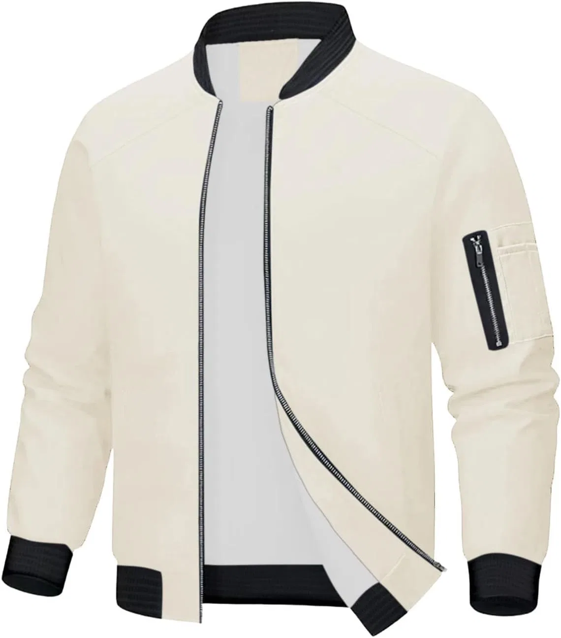 Мужская куртка-бомбер спортивная с воротником-стойкой, Polyester, 9937-mibai