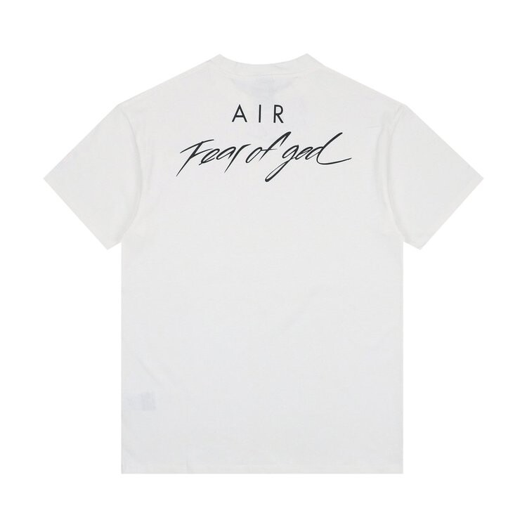 Футболка Nike x Fear of God Air T-Shirt 'White', белый — фото 3