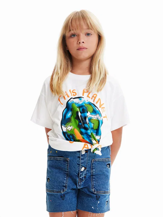 Футболка regular fit Desigual, мультиколор — фото 3